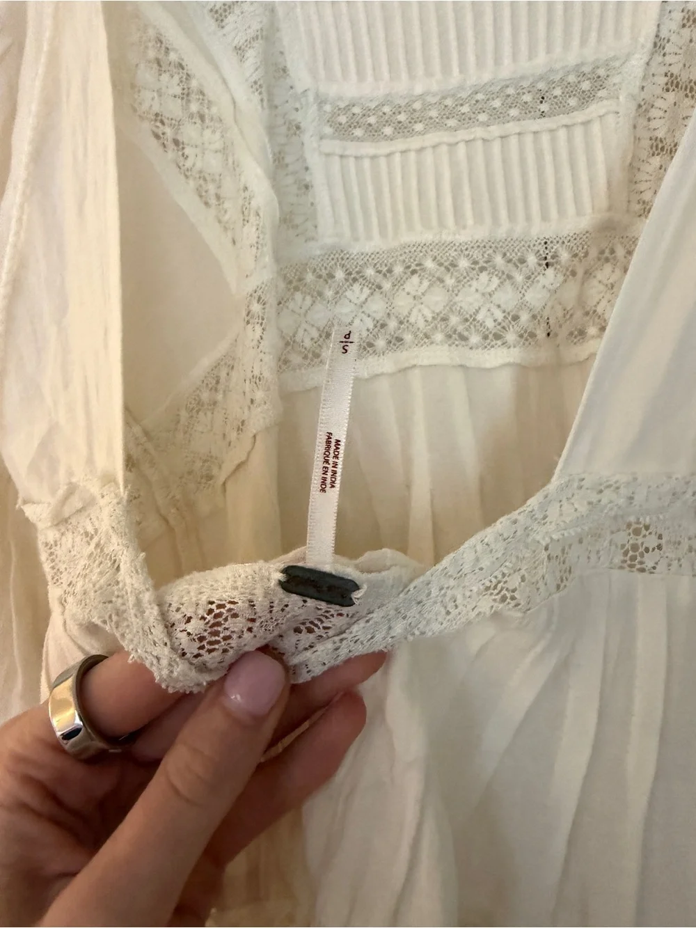 Free People airy ivory